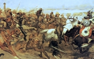 Depiction of the Battle of Omdurman (1898).